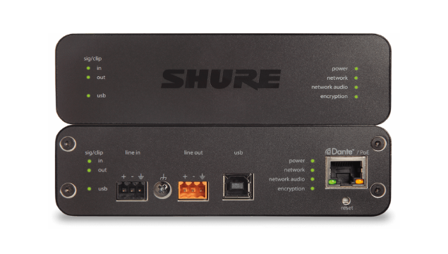 Shure – ANIUSB-MATRIX Interface de rede de áudio USB