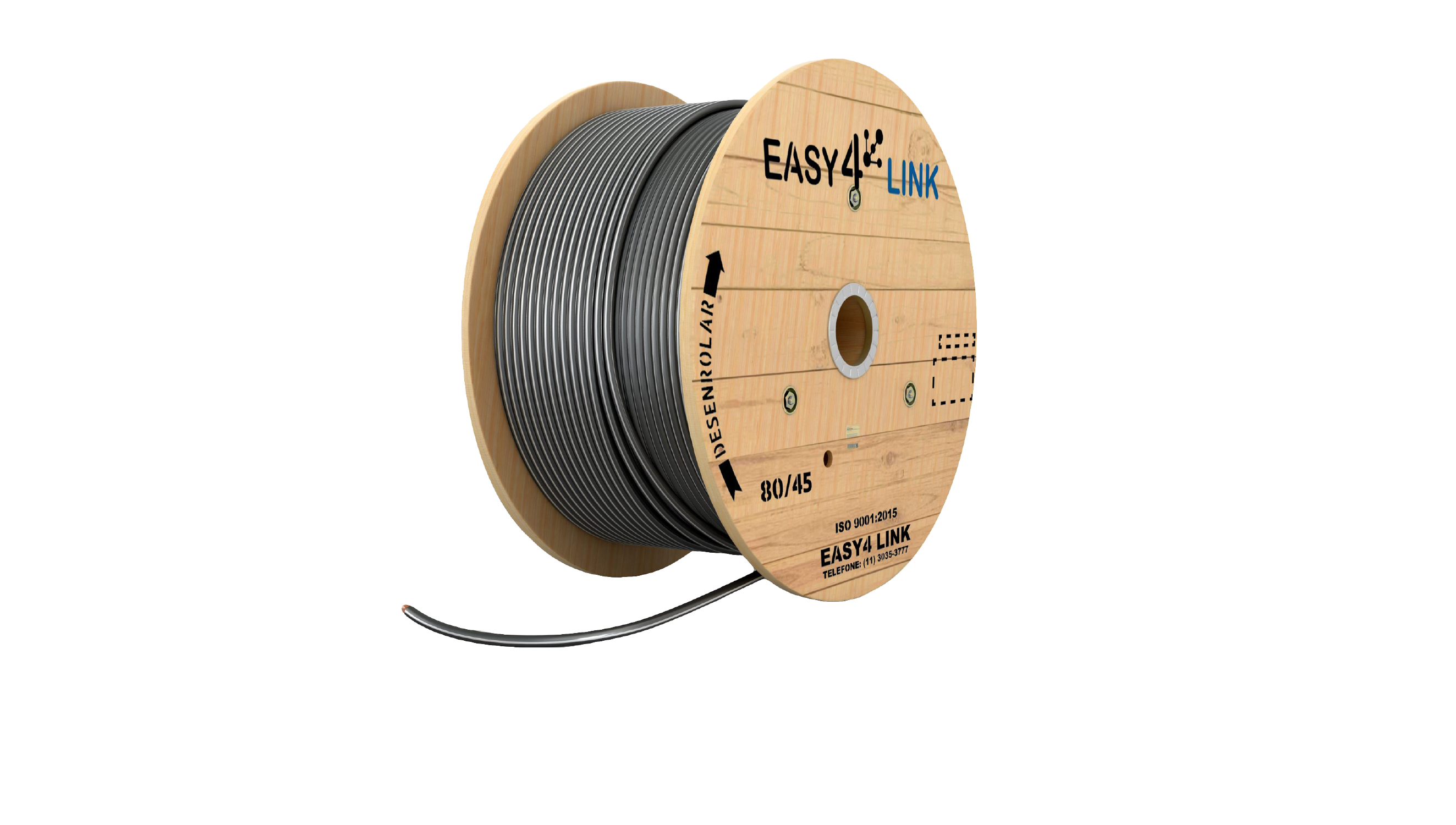 Easy4link – Cabo de fibra optica 6FO ASU120-S 3KM