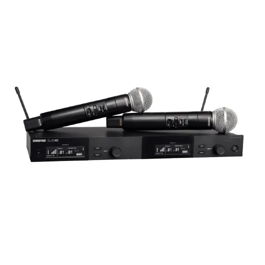 Shure – Microfone Sem Fio -SLXD24D/SM58